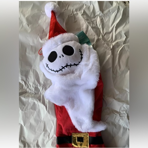 Animated Musical Jack Skellington Nightmare Before Christmas Stocking Head - Picture 2 of 3